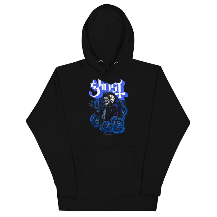 Ghost - Blue Roses Hoodie - Black