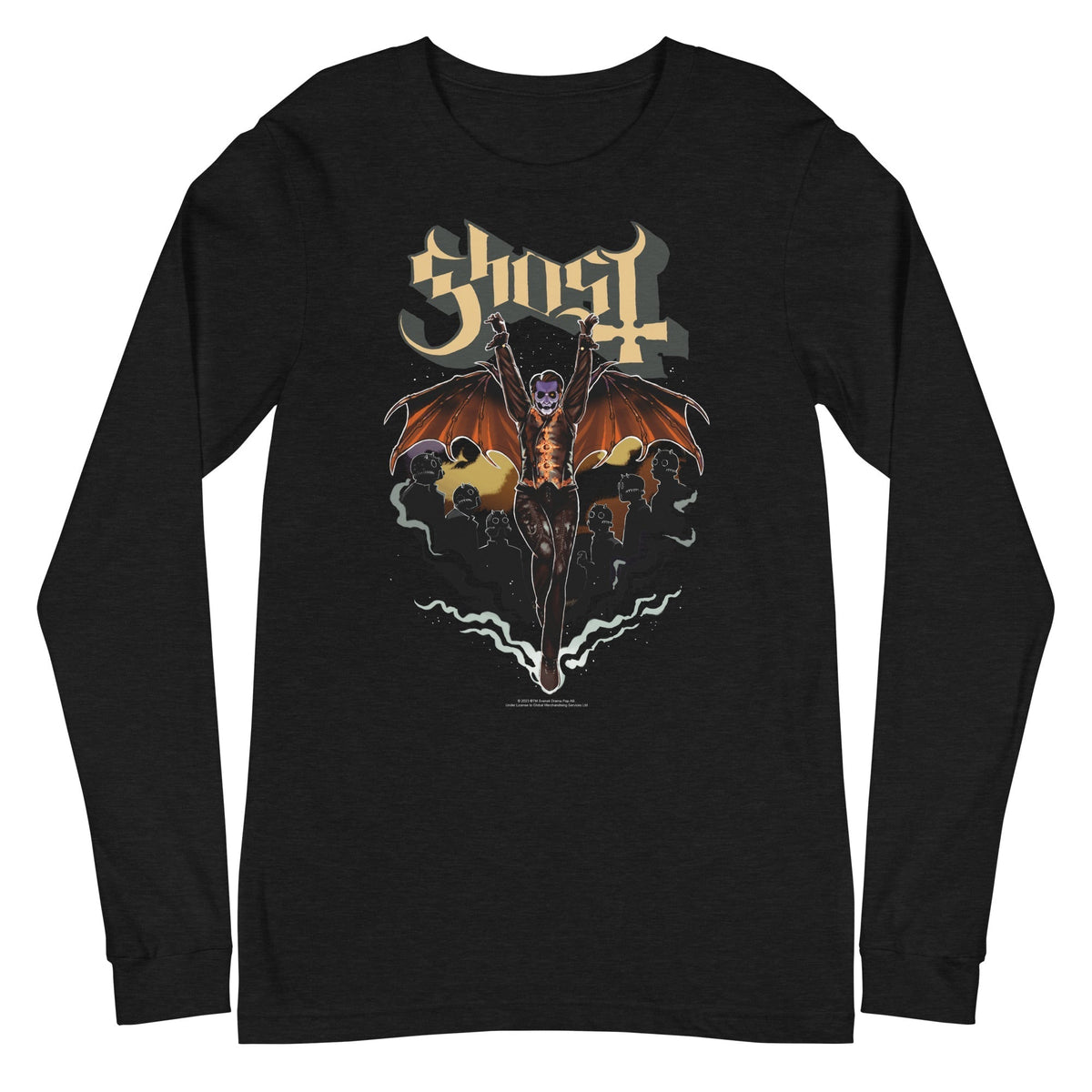 Ghost - Fly Over Long Sleeve T-Shirt - Black