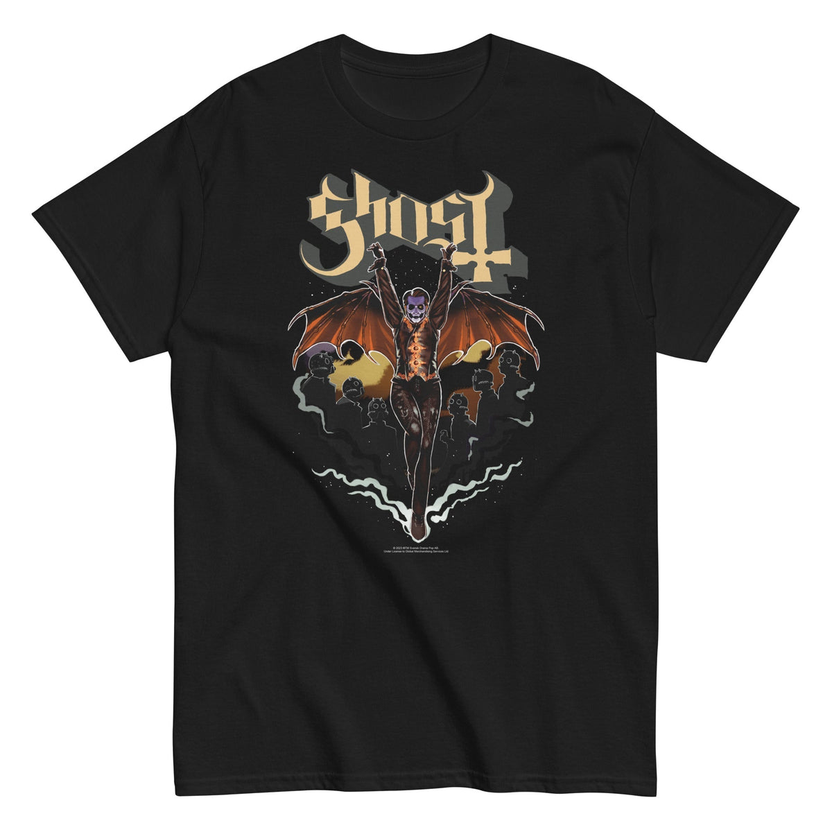 Ghost - Fly Over T-Shirt - Black