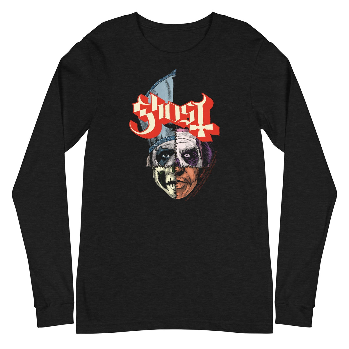 Ghost - Four Corners Long Sleeve T-Shirt - Black