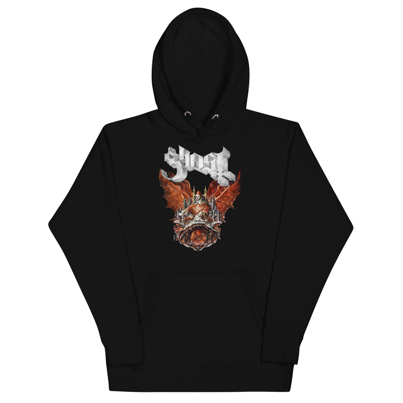 Ghost - Gilded Logo Hoodie - Black