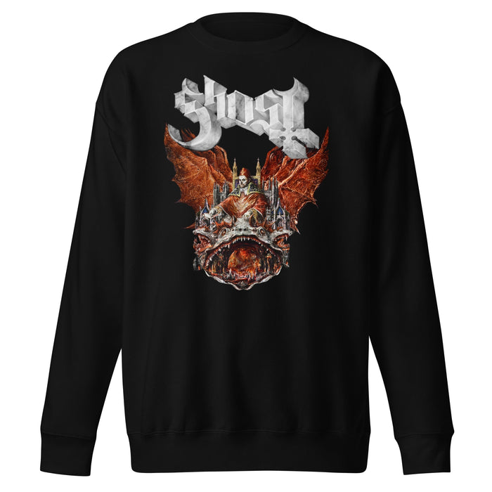 Ghost - Gilded Logo Sweatshirt - Black