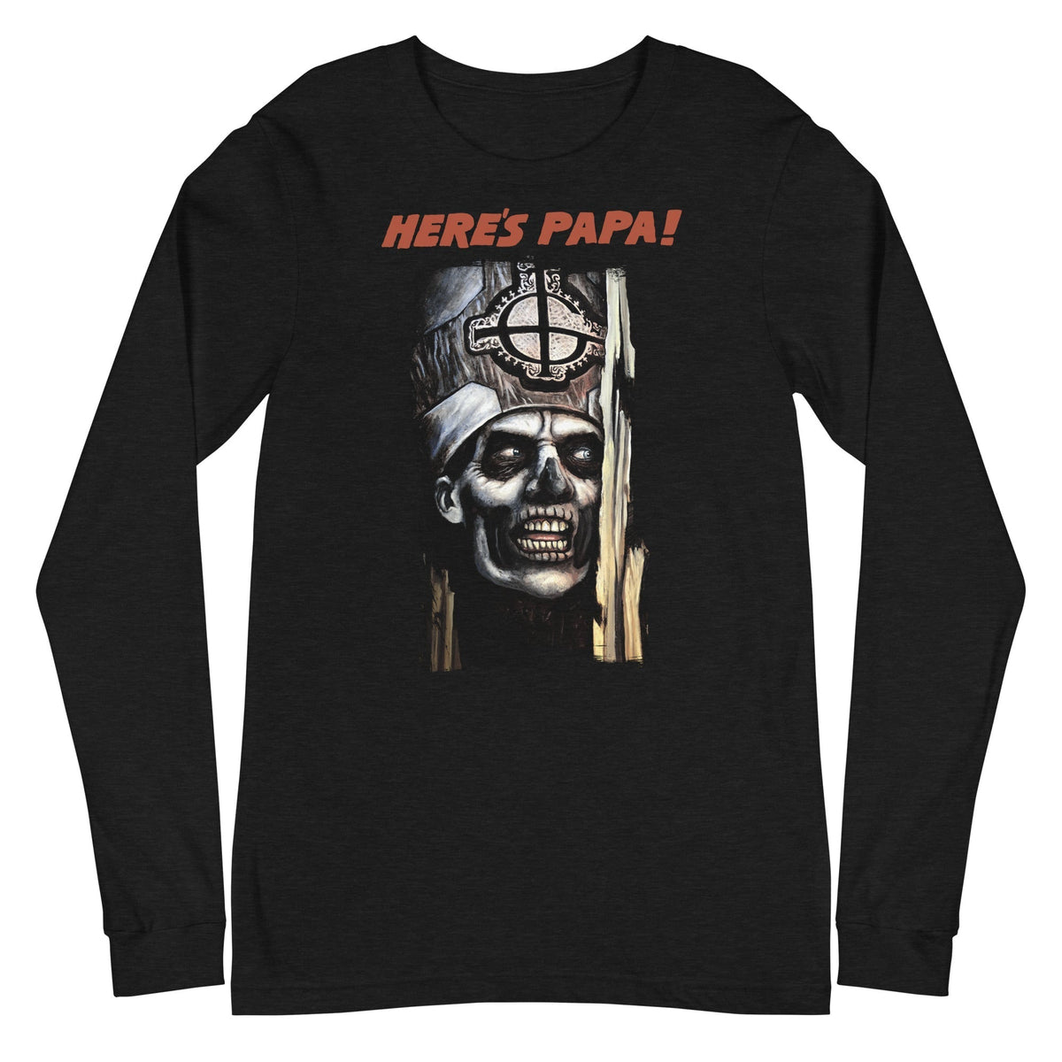 Ghost - Here's Papa Long Sleeve T-Shirt - Black