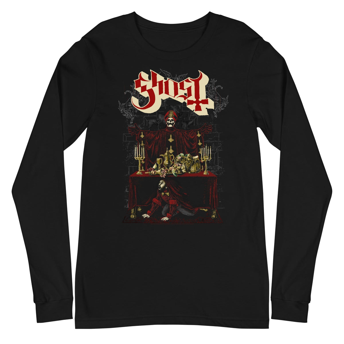 Ghost - Last Supper Long Sleeve T-Shirt - Black