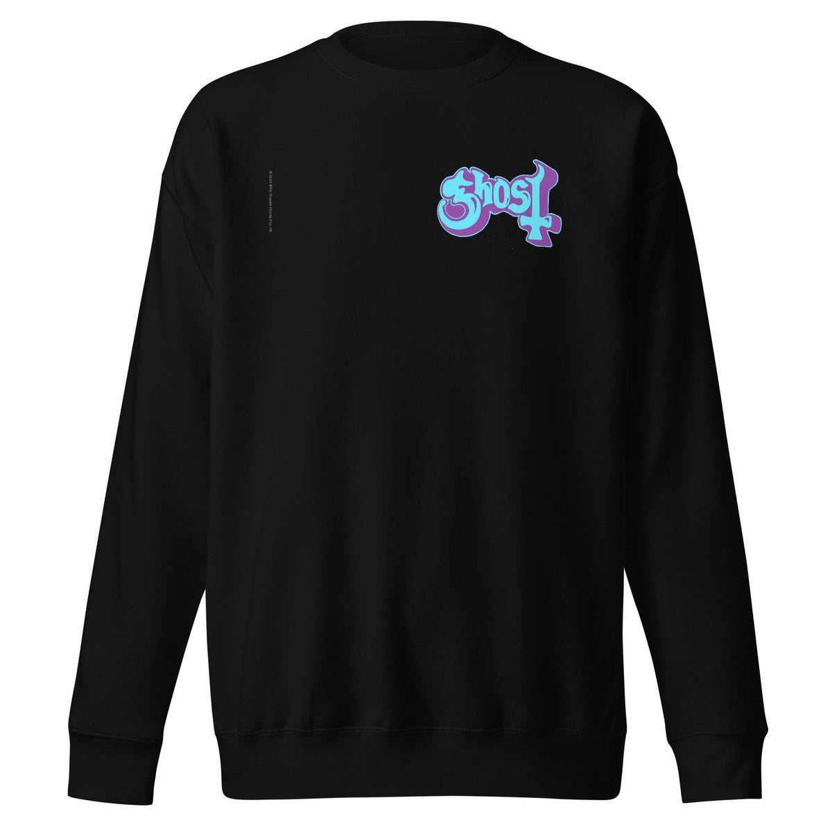 Ghost - Left Chest Logo Sweatshirt - Black