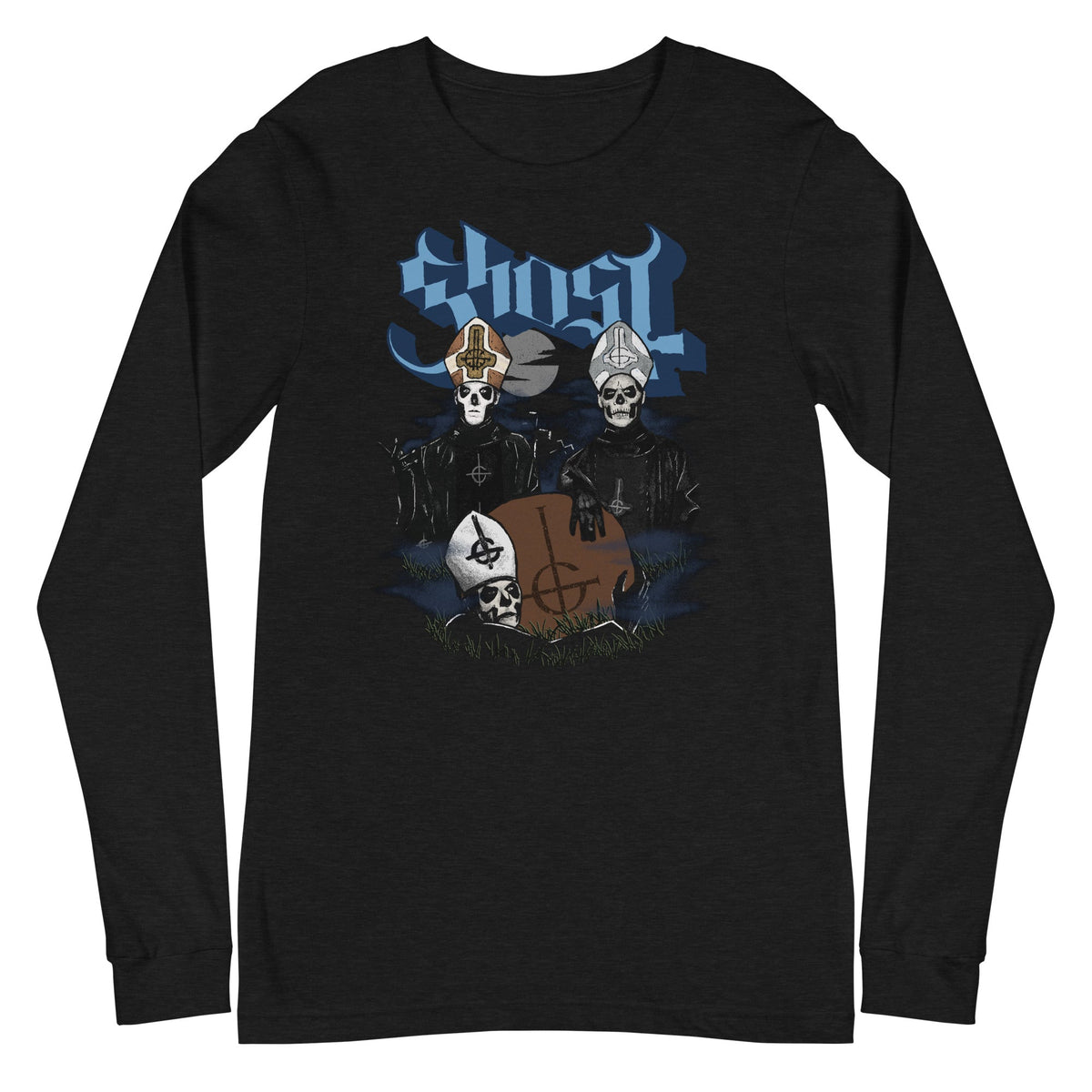 Ghost - Midnight Long Sleeve T-Shirt - Black