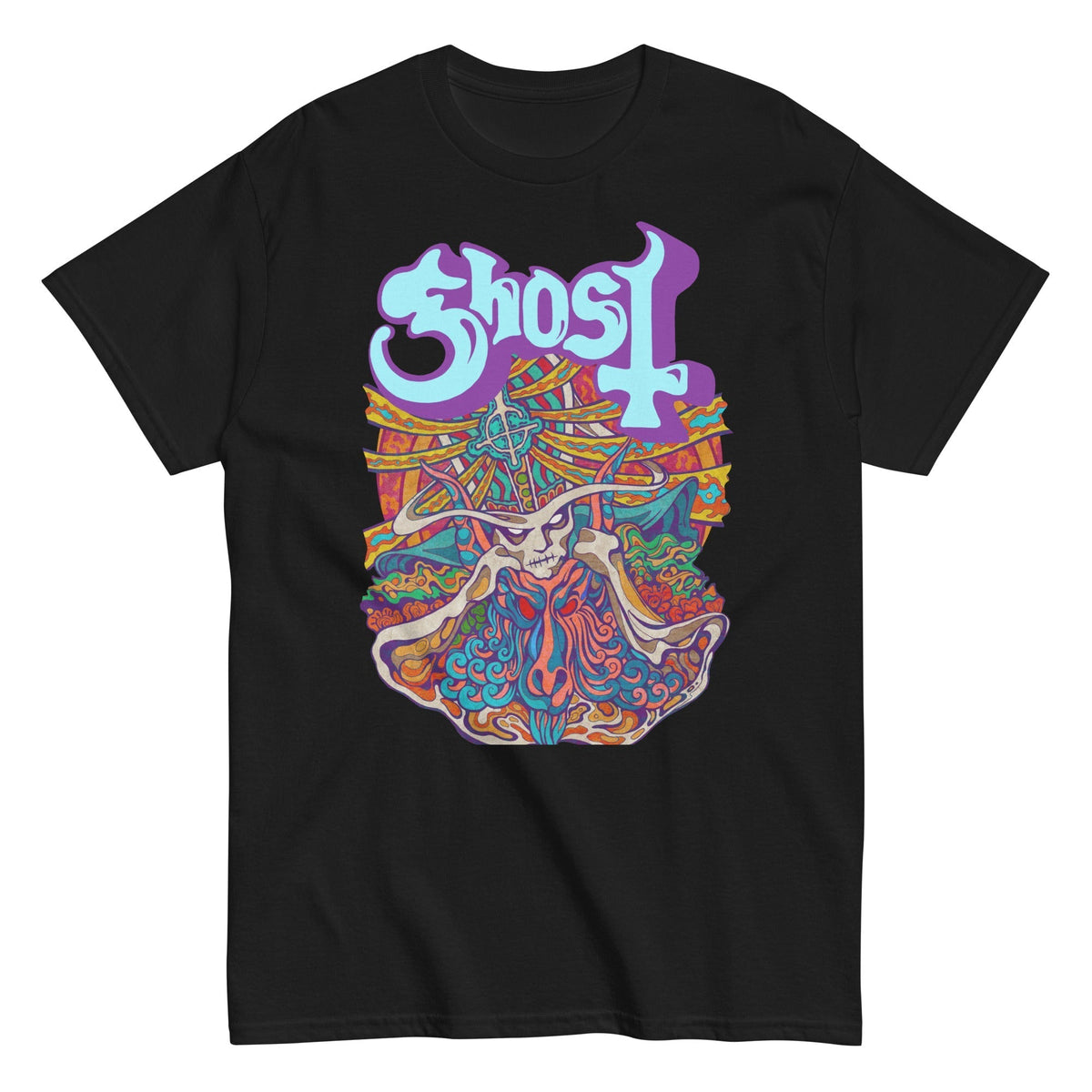 Ghost - Neon Blur T-Shirt - Black