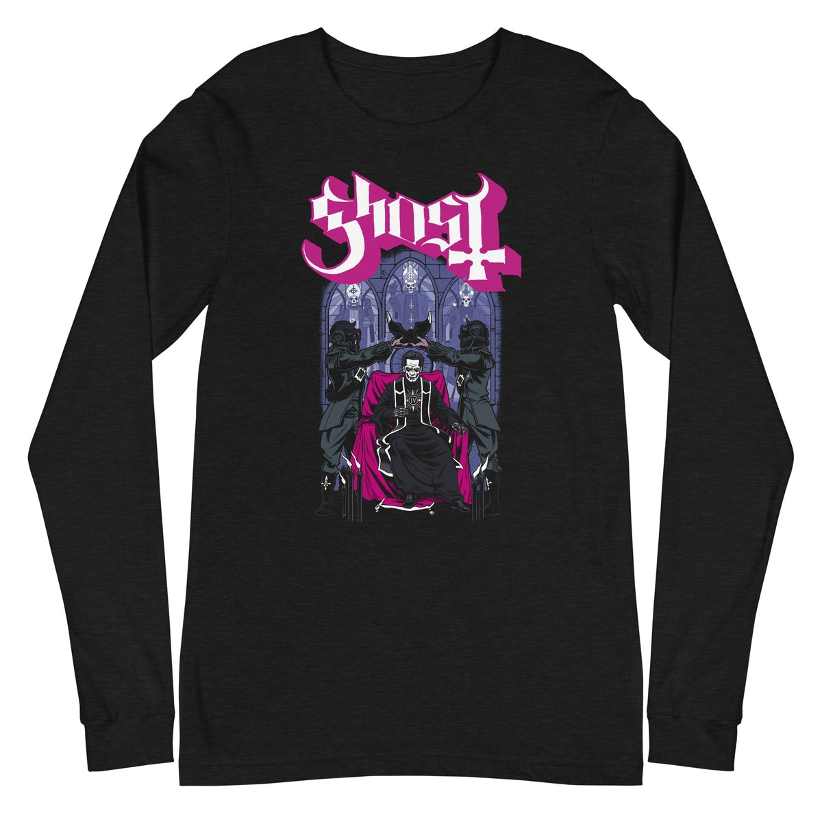 Ghost - Pray for Us Long Sleeve T-Shirt - Black