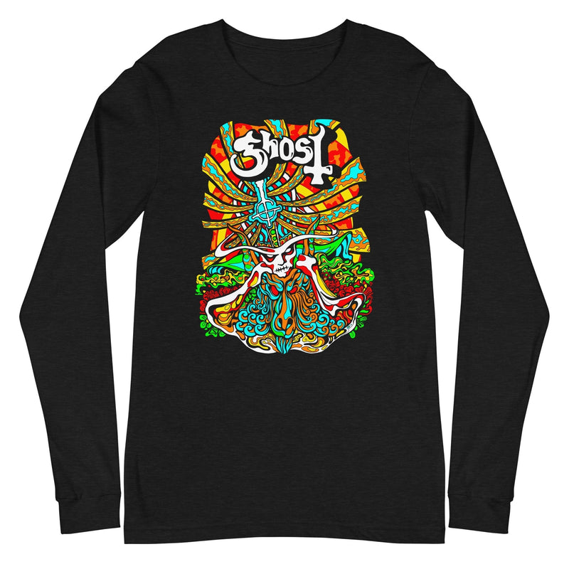 Ghost - Psychedelic Long Sleeve T-Shirt - Black