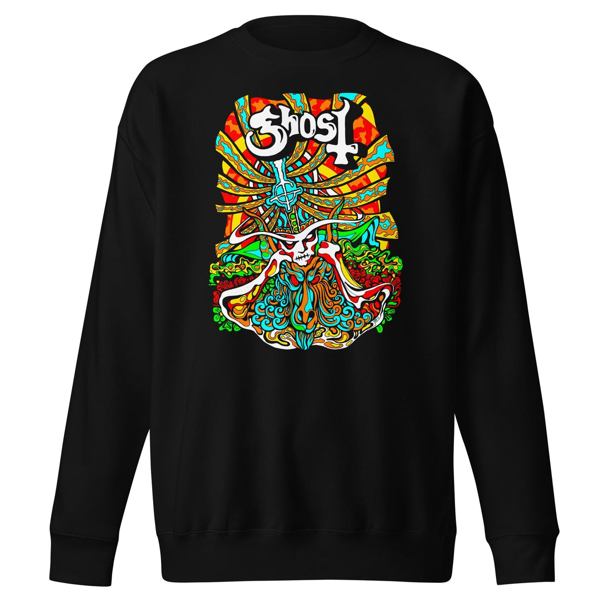 Ghost - Psychedelic Sweatshirt - Black