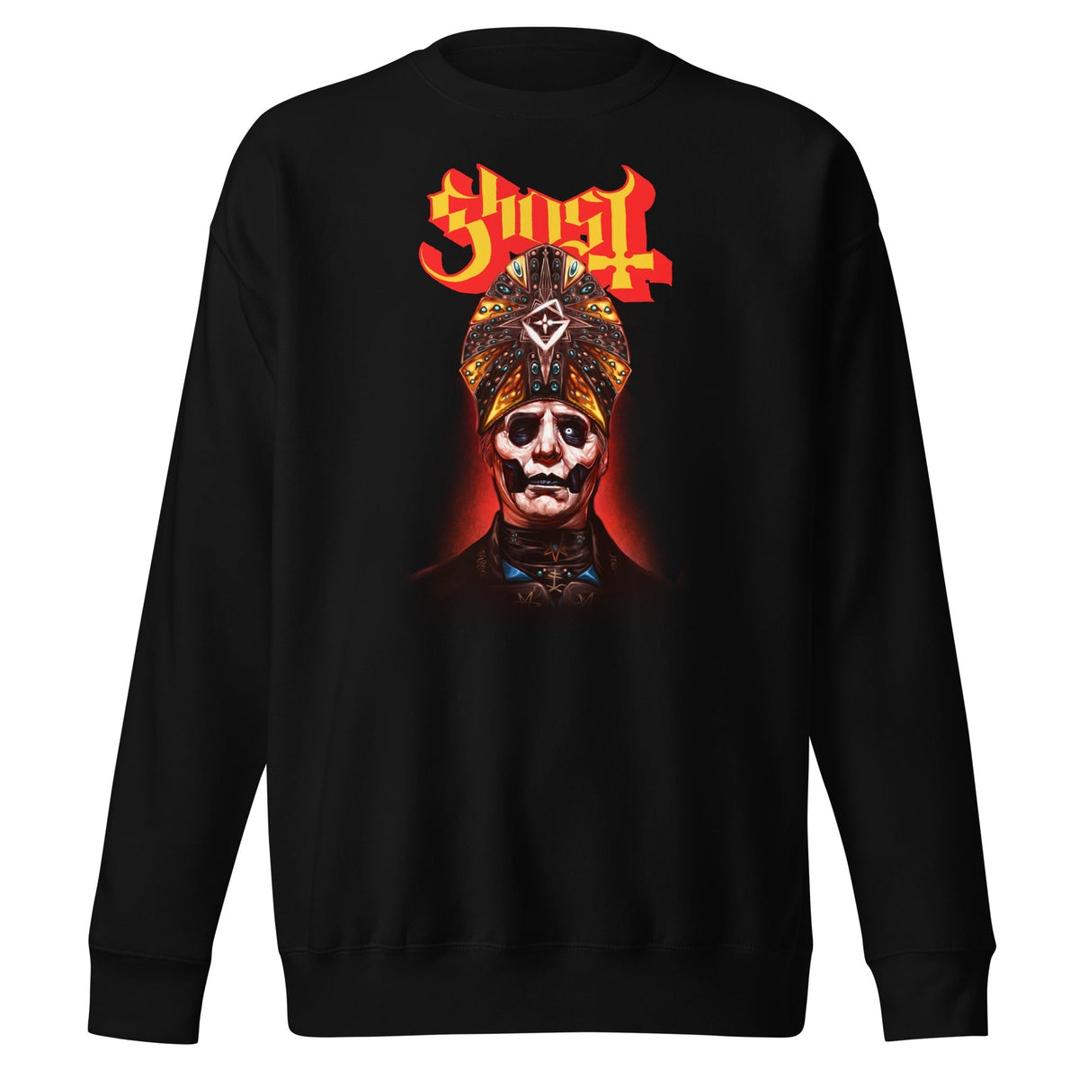 Ghost - Red Glow Sweatshirt - Black