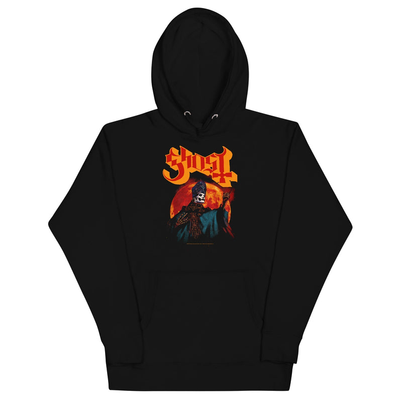 Ghost - Red Moon Hoodie - Black