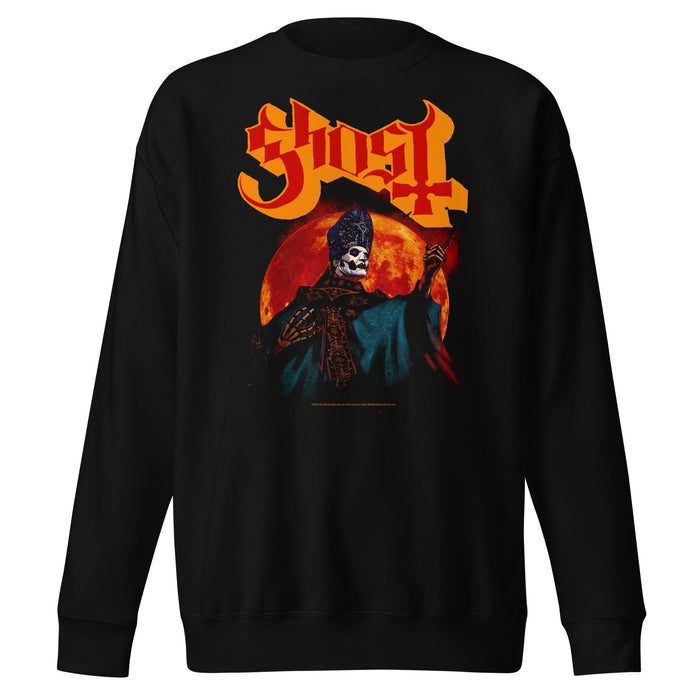 Ghost - Red Moon Sweatshirt - Black