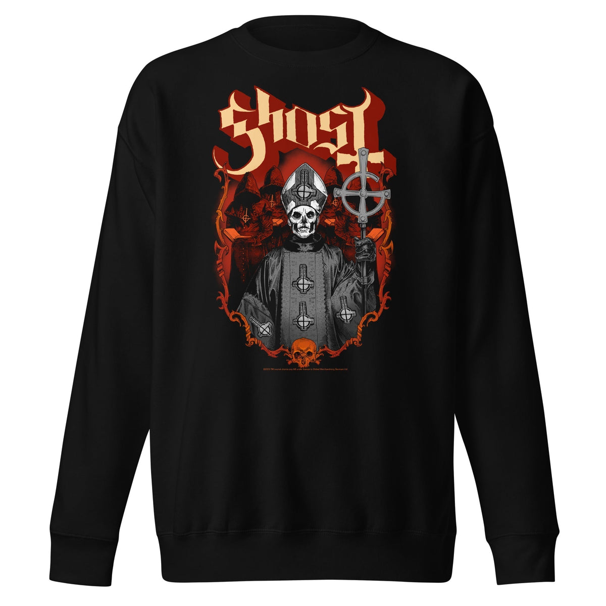 Ghost - Skull and Robes Sweatshirt - Black