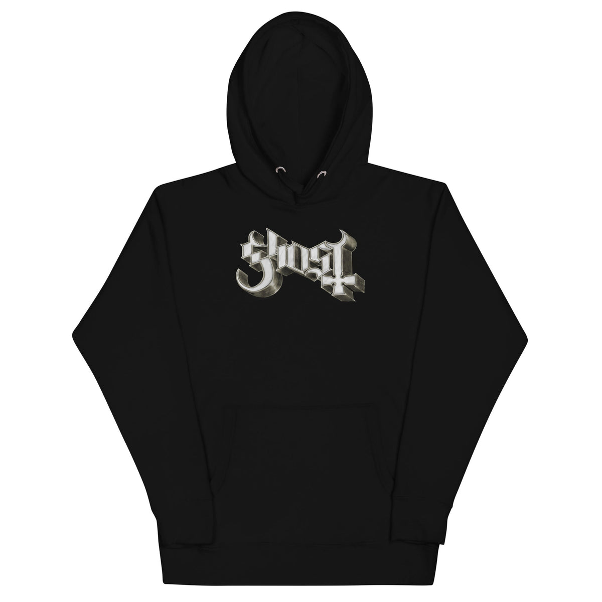 Ghost - Sliver Logo Hoodie - Black