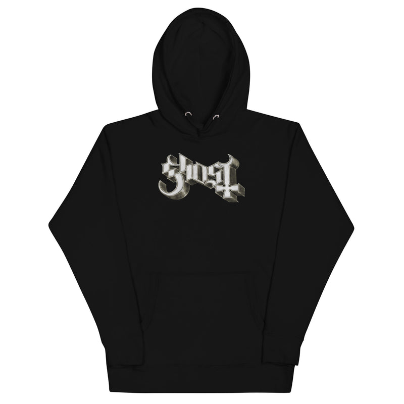 Ghost - Sliver Logo Hoodie - Black