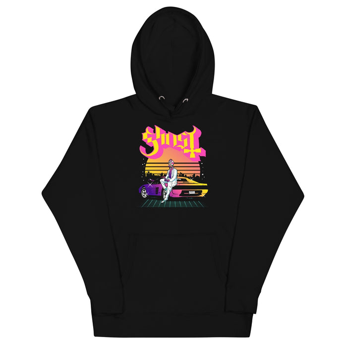 Ghost - Sunset Car Hoodie - Black