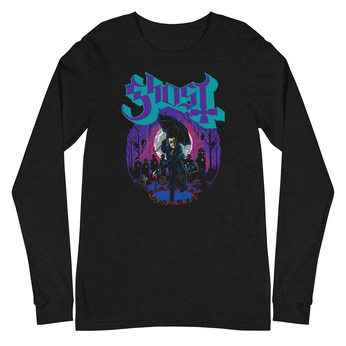 MerchMoment - Ghost - Umbrella Long Sleeve T-Shirt -