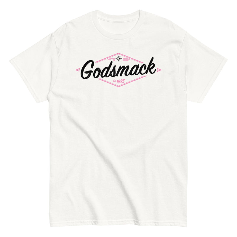 Godsmack - Black and Pink Logo T-Shirt - Black