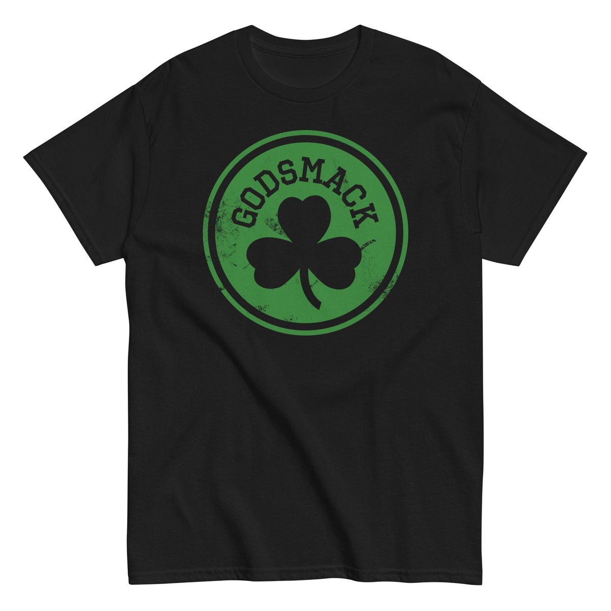 Godsmack - Green Shamrock T-Shirt - Black