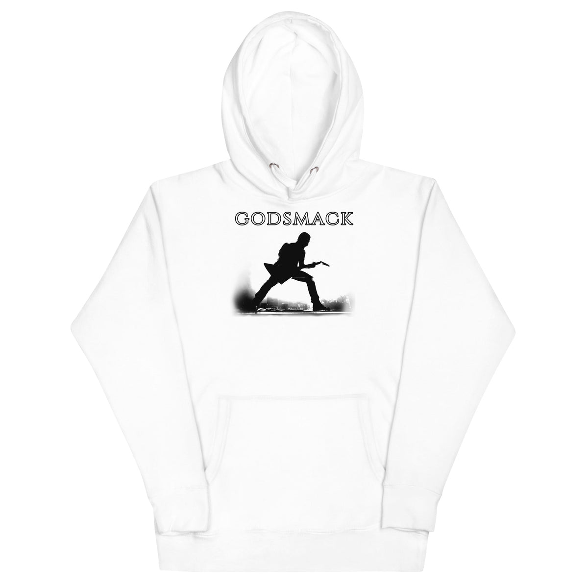 Godsmack - Lean In Sillouhete Hoodie - White