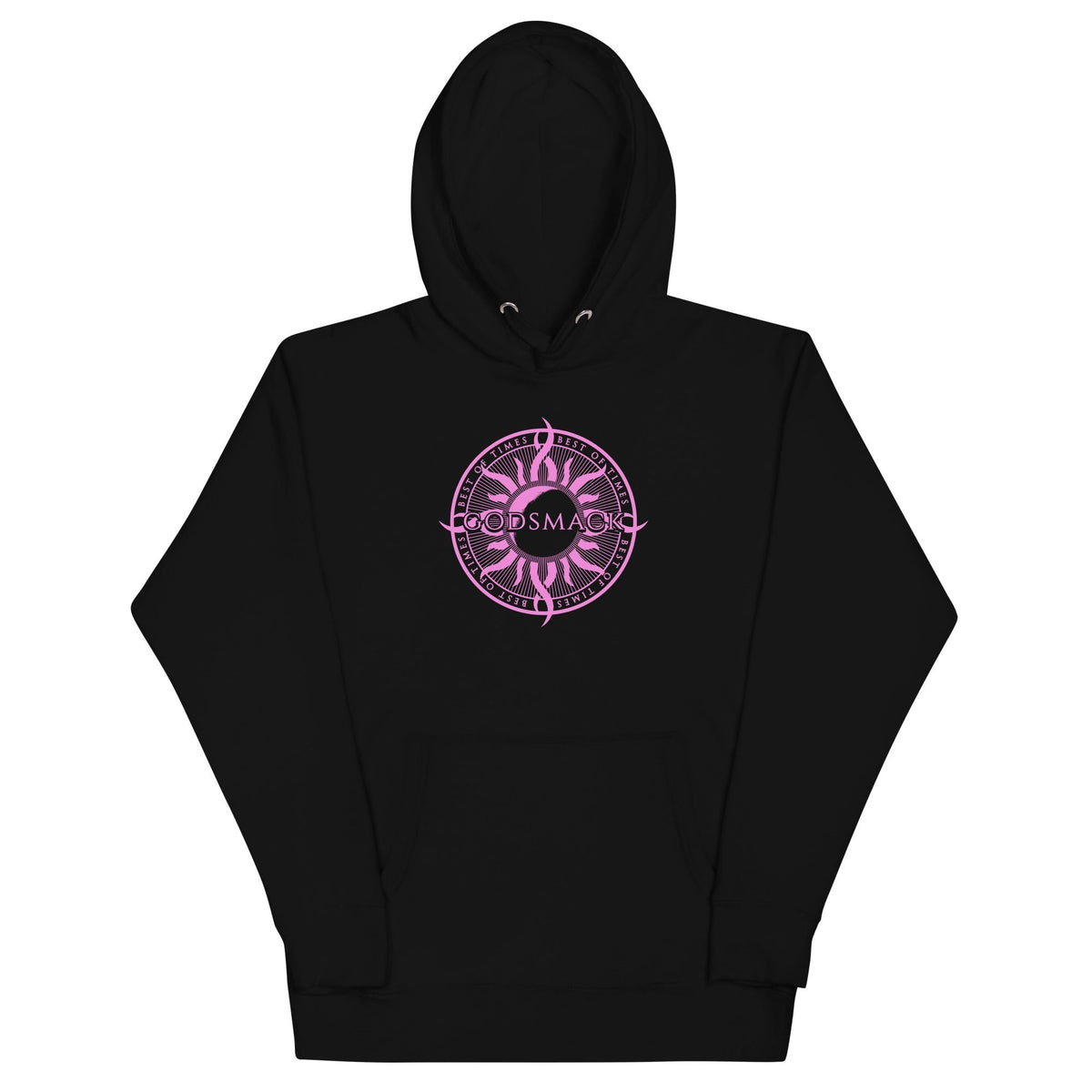 Godsmack - Pink Godsmack Compass Hoodie - Black