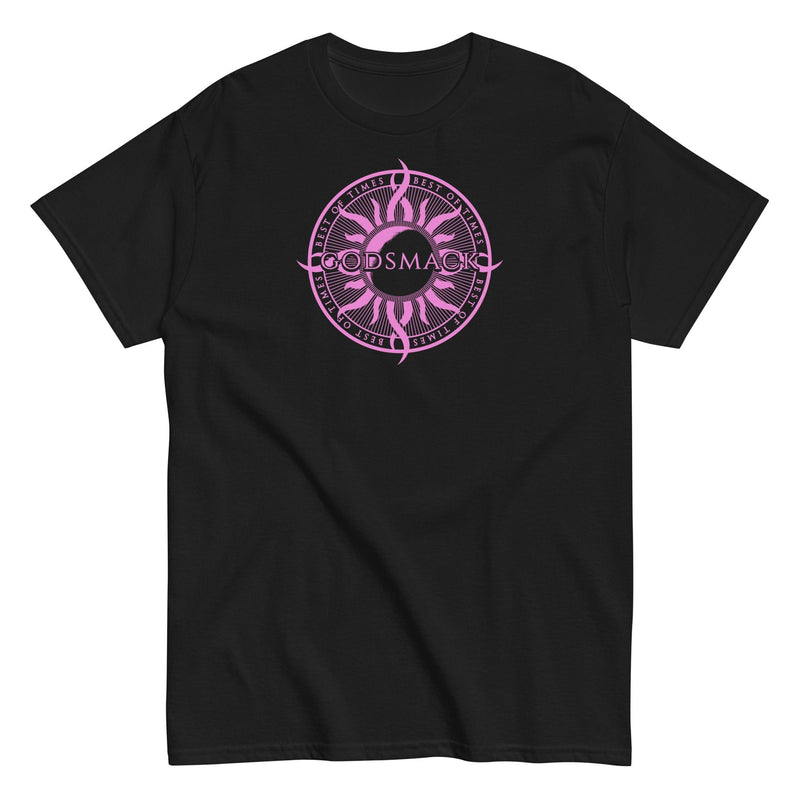 Godsmack - Pink Godsmack Compass T-Shirt - Black