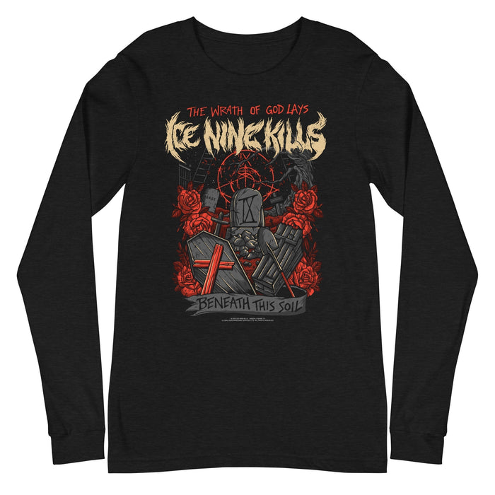 Ice Nine Kills - Beneath This Soil Long Sleeve T-Shirt - Black