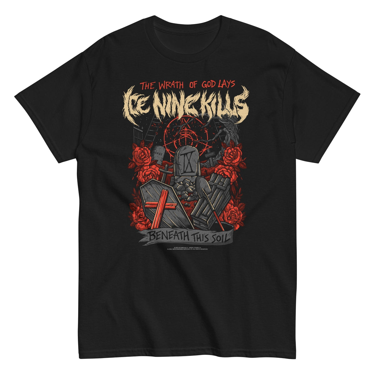 MerchMoment - Ice Nine Kills - Beneath This Soil T-Shirt - Black