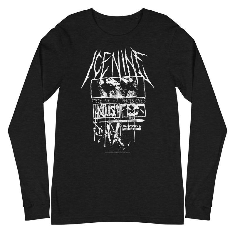 Ice Nine Kills - Devil's Eyes Long Sleeve T-Shirt - Black