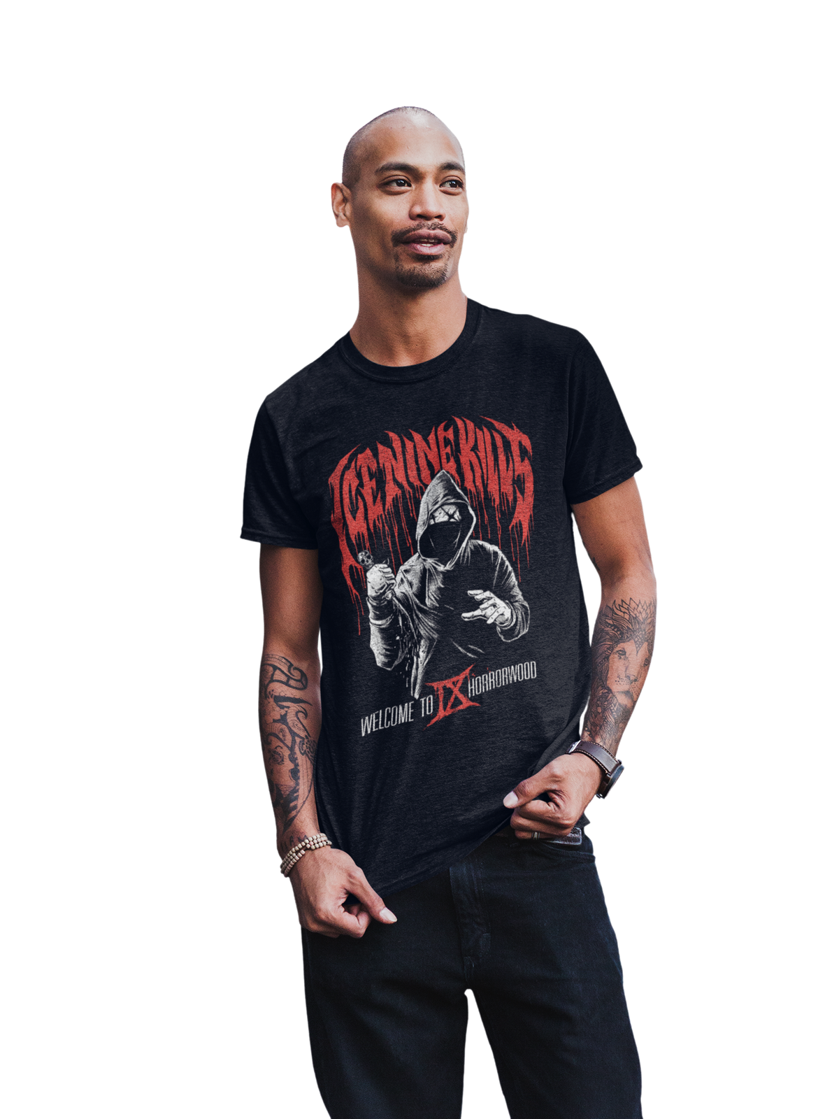 Ice Nine Kills - IX Horrorwood T-Shirt - Black