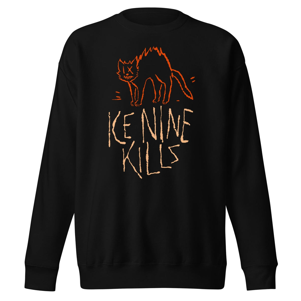 Ice Nine Kills - Scratchy Cat Sweatshirt - Black