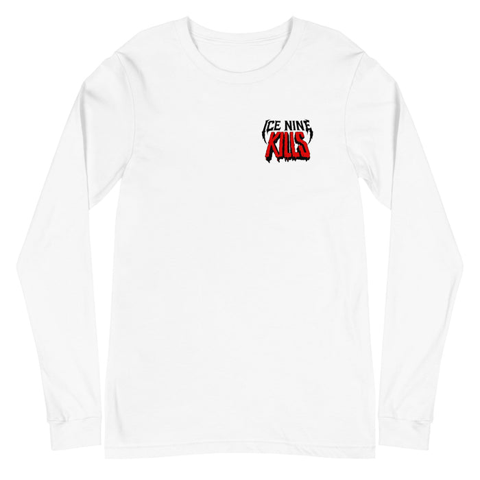 Ice Nine Kills - Small Logo Long Sleeve T-Shirt - White