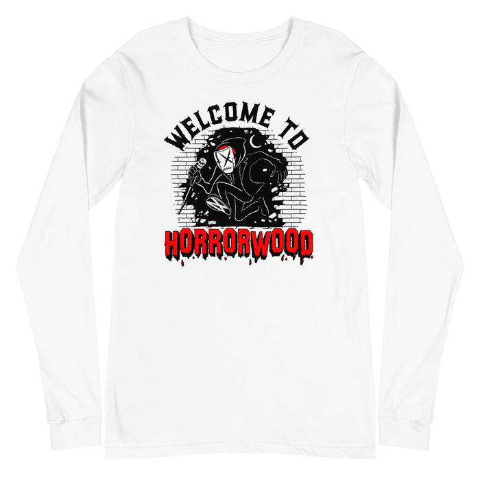 Ice Nine Kills - Welcome to Horrorwood Long Sleeve T-Shirt - White