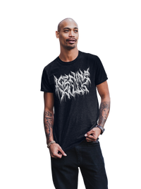 Ice Nine Kills - White Drip Logo T-Shirt - Black