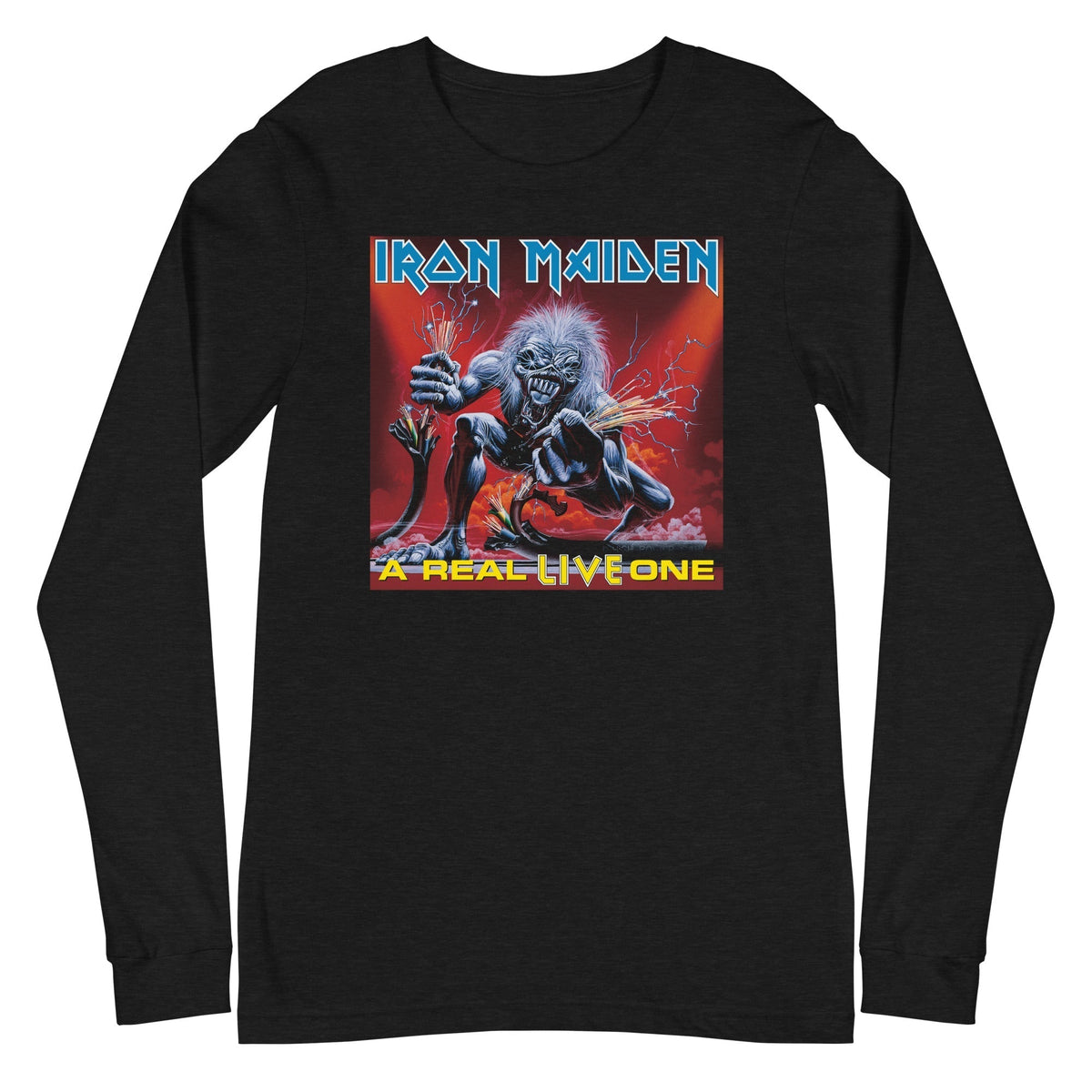 Iron Maiden - A Real Live One Long Sleeve T-Shirt - Black