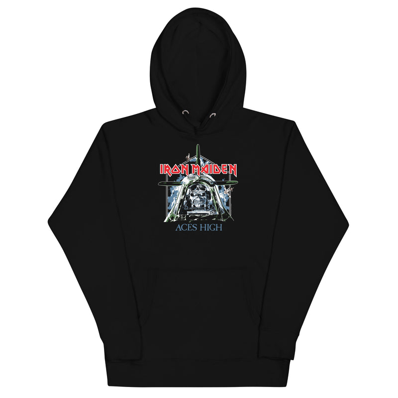 Iron Maiden - Aces High Hoodie - Black