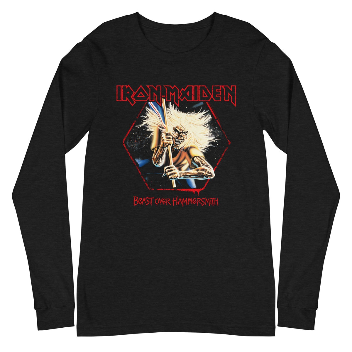 Iron Maiden - Beast Over Hammersmith Long Sleeve T-Shirt - Black