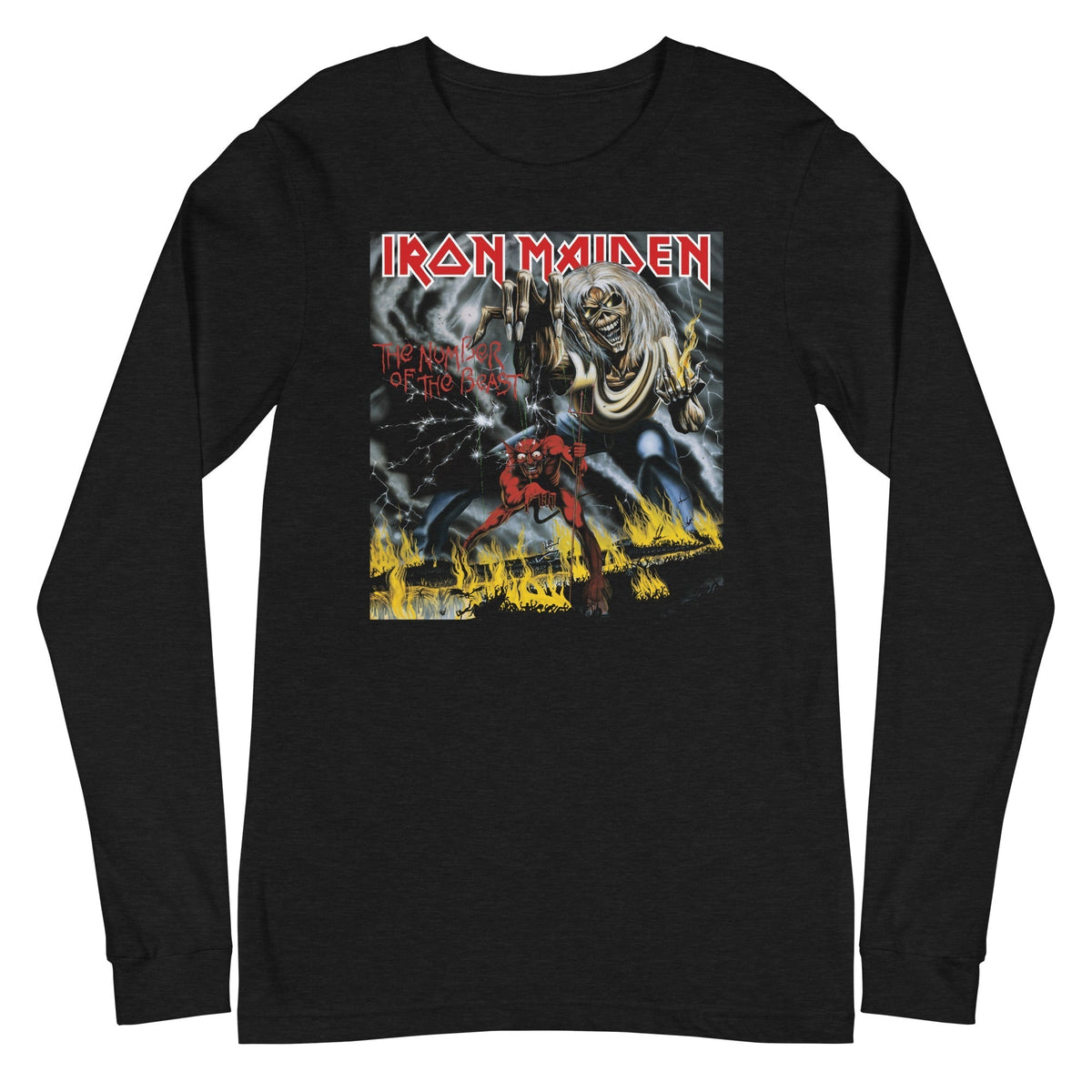 Iron Maiden - Darker Beast Long Sleeve T-Shirt - Black