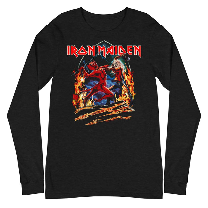 Iron Maiden - Devil Battle Long Sleeve T-Shirt - Black