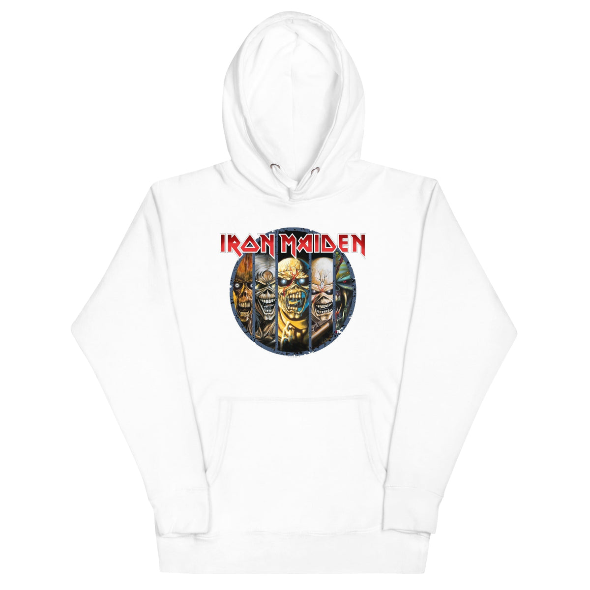 Iron Maiden - Eddies Hoodie - White