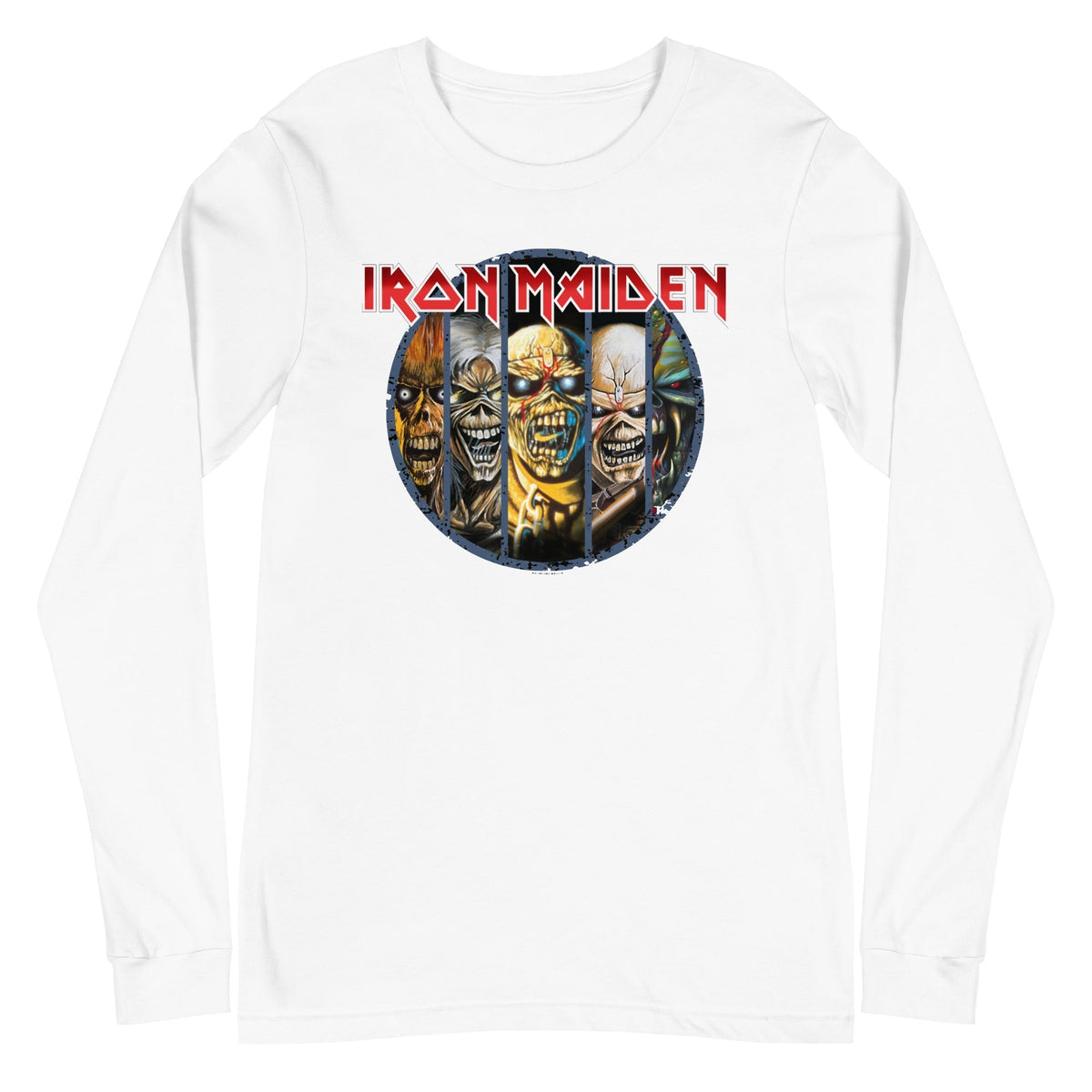 Iron Maiden - Eddies Long Sleeve T-Shirt - White