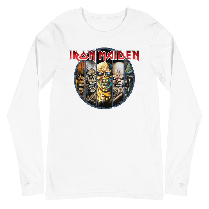 Iron Maiden - Eddies Long Sleeve T-Shirt - White