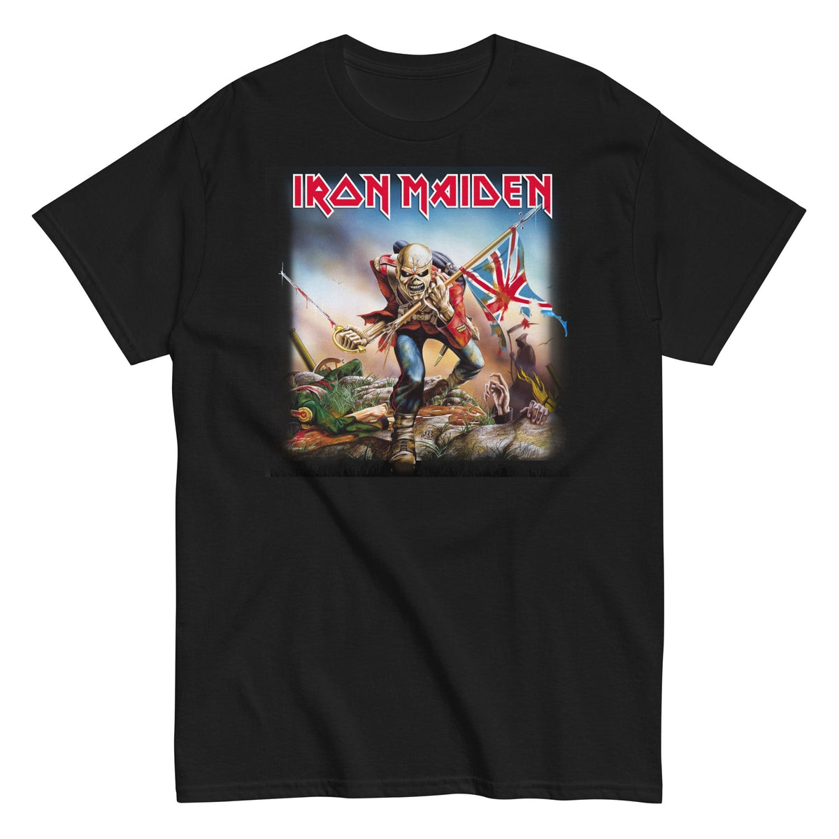 Iron Maiden - Flag T-Shirt - Black