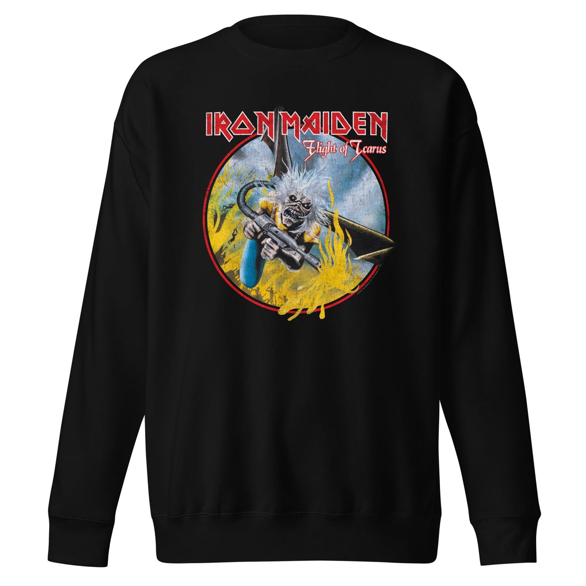 Iron Maiden - Flight of Icarus Sweatshirt - Black