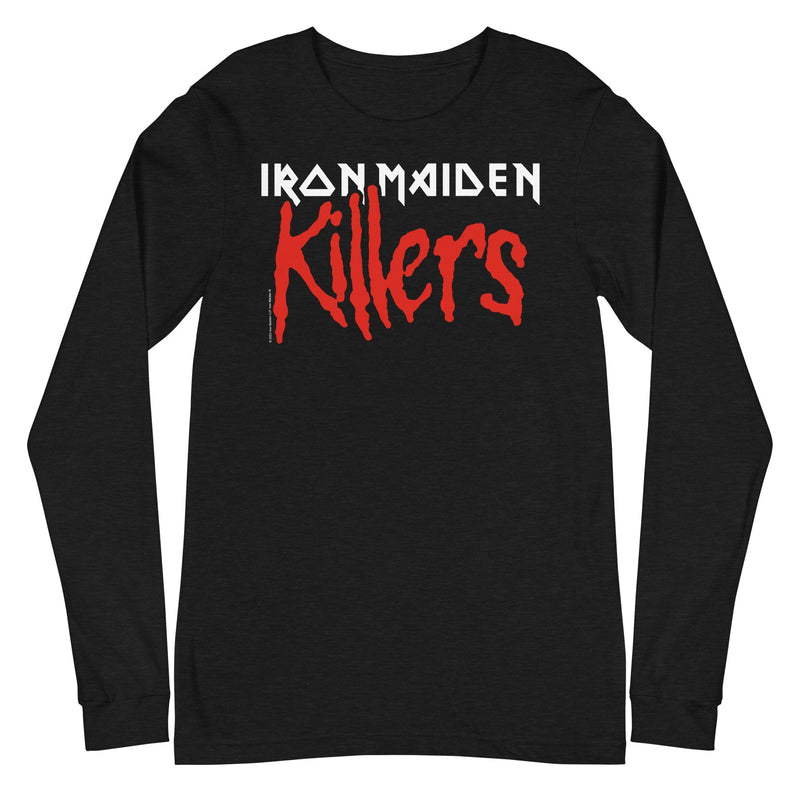 Iron Maiden - Killers Drip Long Sleeve T-Shirt - Black