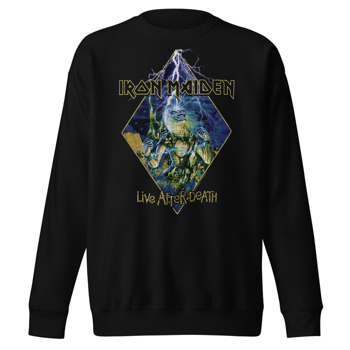 Iron Maiden - Lightning Sweatshirt - Black