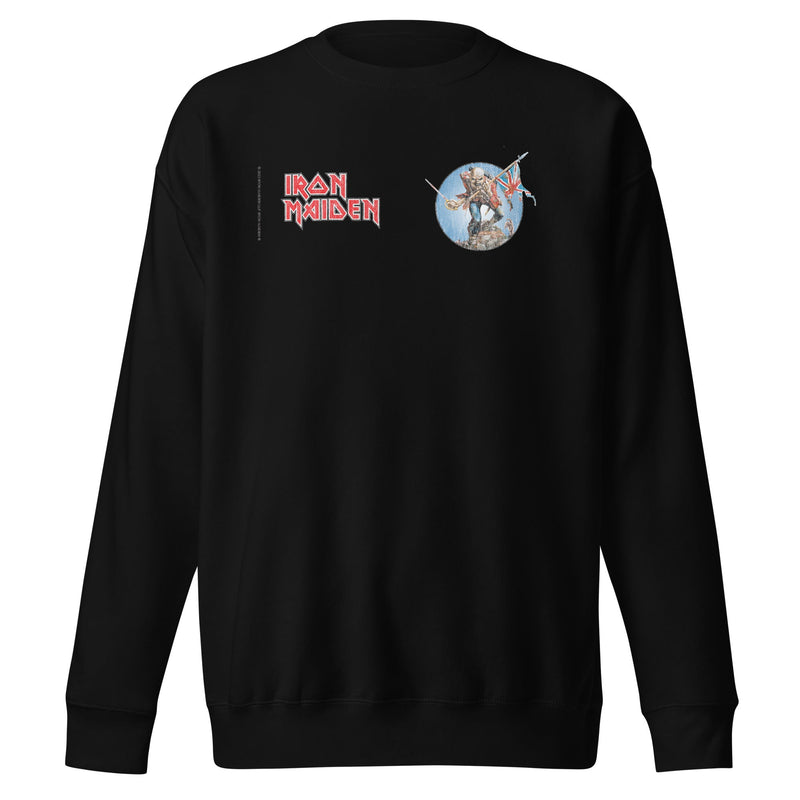 Iron Maiden - Logo Flag Sweatshirt - Black