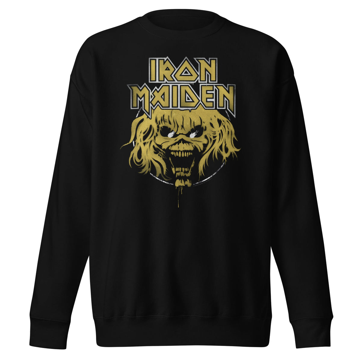 Iron Maiden - Stacked Logo Sweatshirt - Black