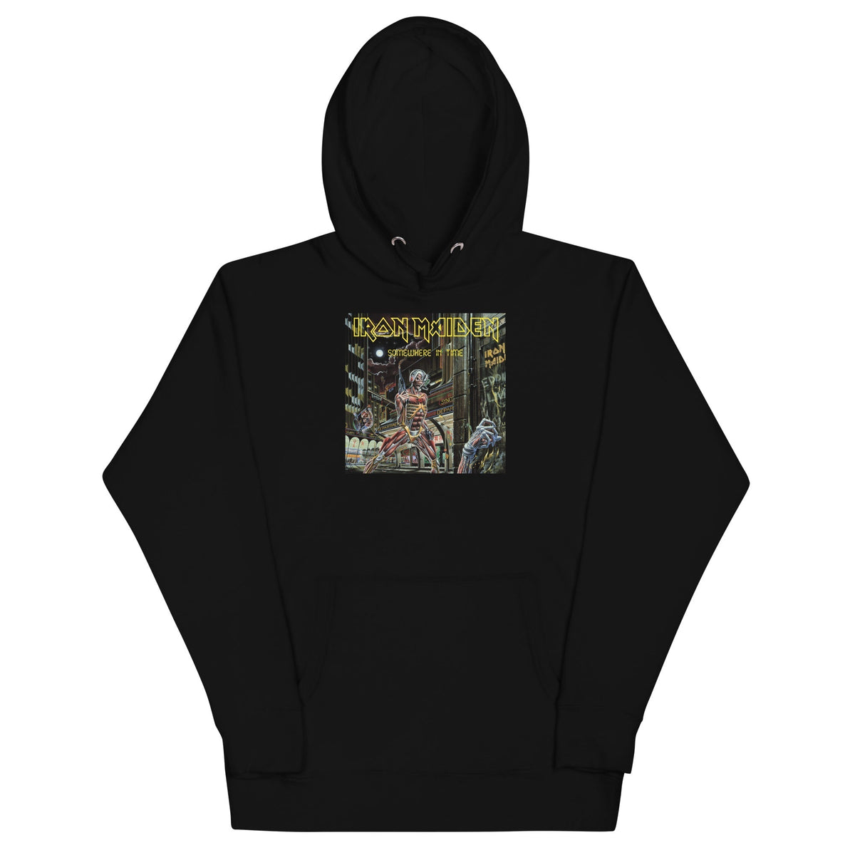 Iron Maiden - Times City Hoodie - Black